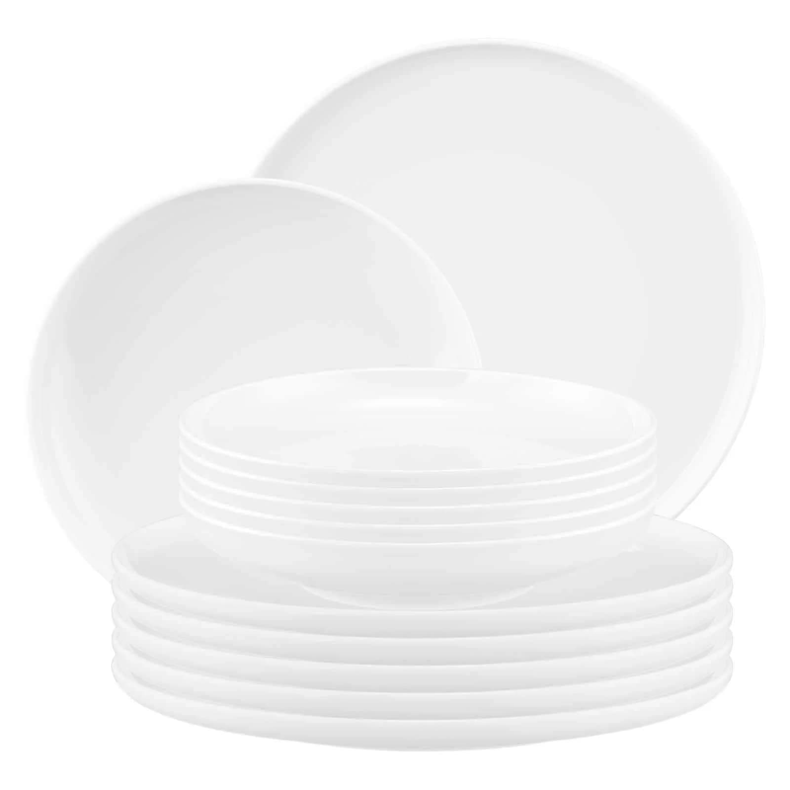 Seltmann Weiden Sento Home Geschirr-Set 12-teilig Weiß Porzellan - Bild 3