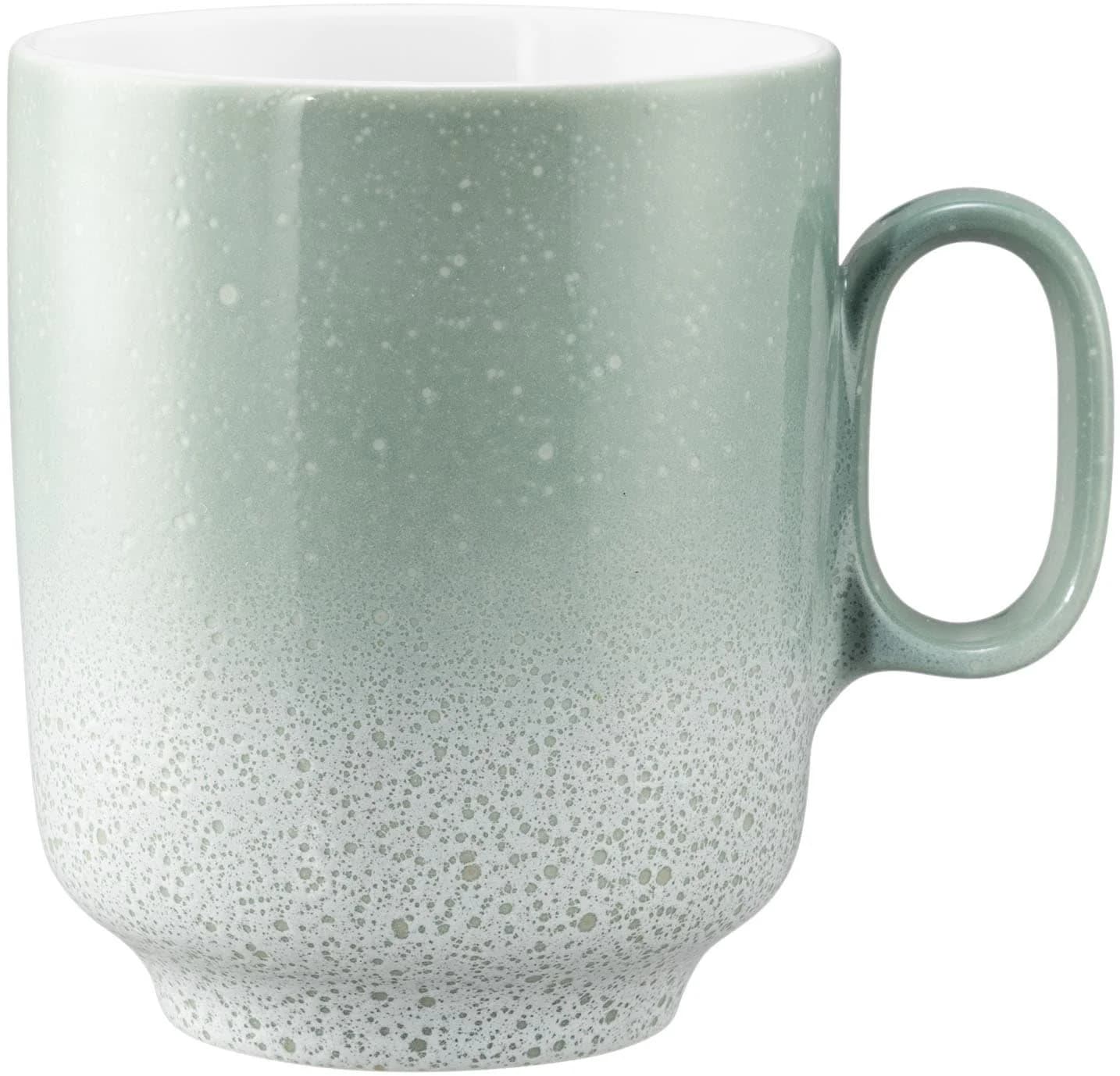 SELTMANN WEIDEN Sento Home Becher - Porzellan, Grün, Mint, Weiß