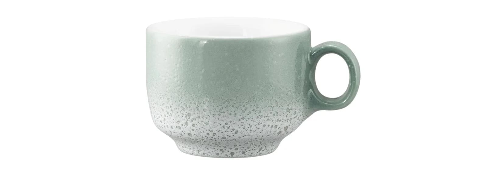 Seltmann Weiden Espressoobertasse SENTO HOME Grün Weiß Hartporzellan