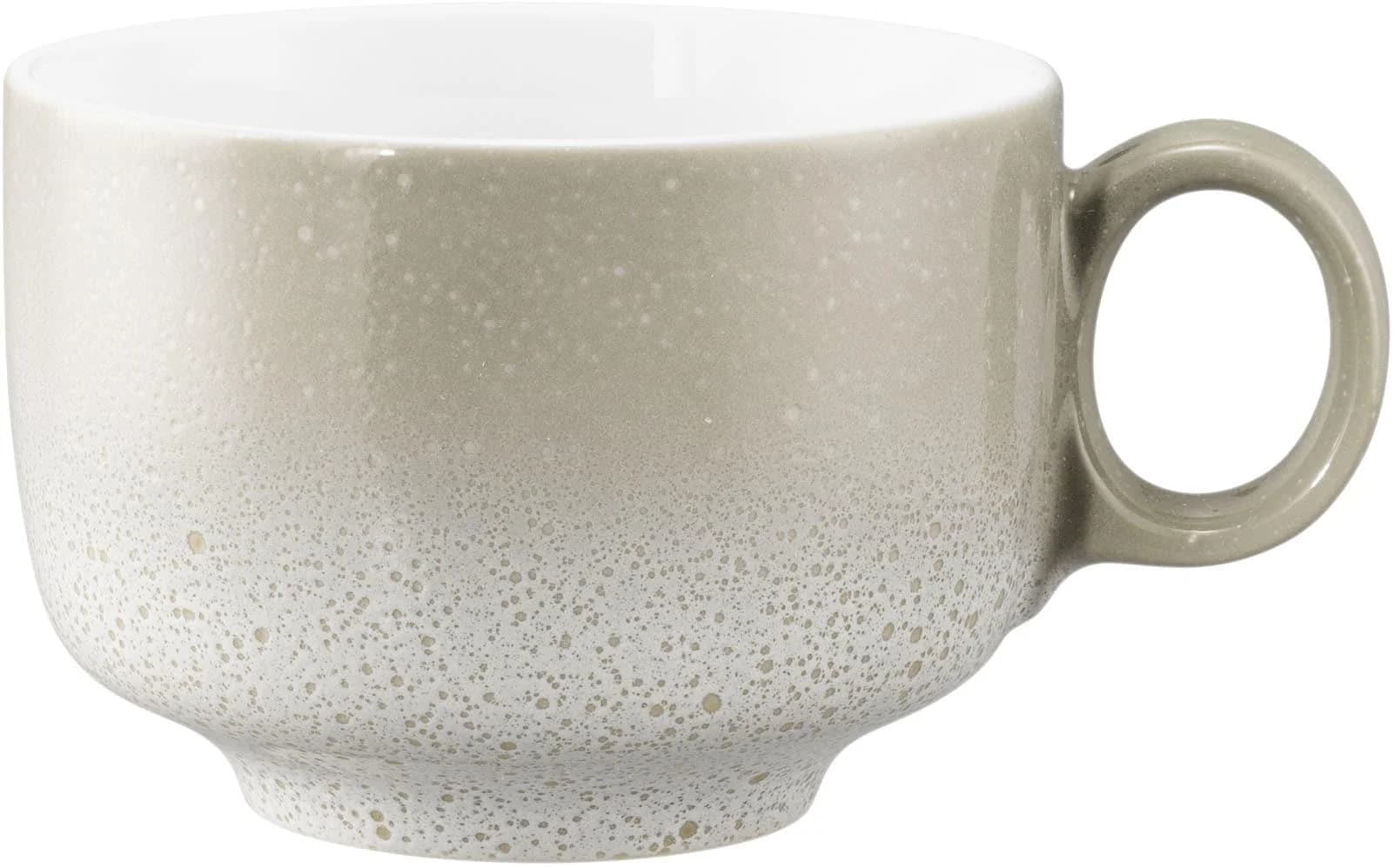 Seltmann Weiden Milchkaffeeobertasse SENTO Hartporzellan creme/weiß