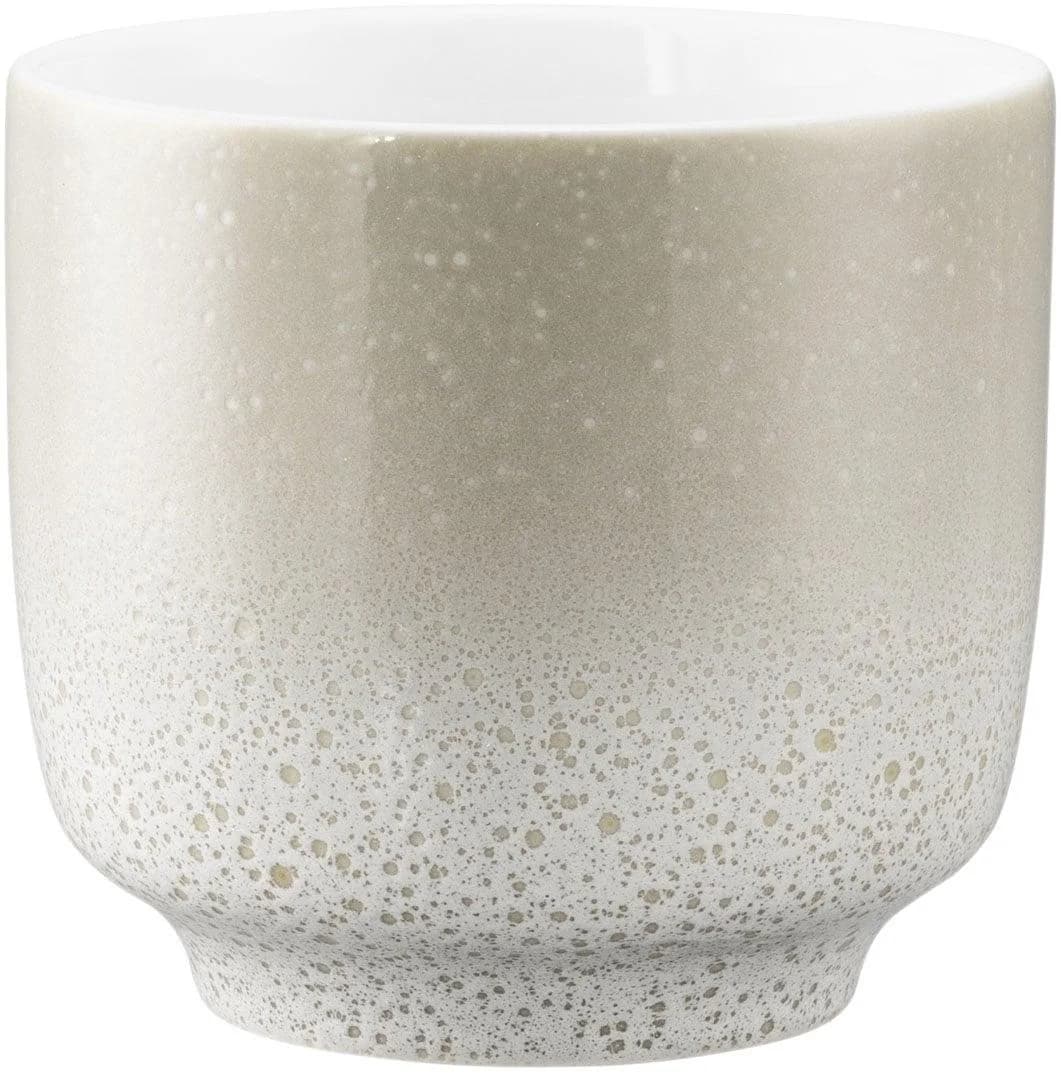 Cappuccinoobertasse SENTO HOME Porzellan beige Seltmann Weiden