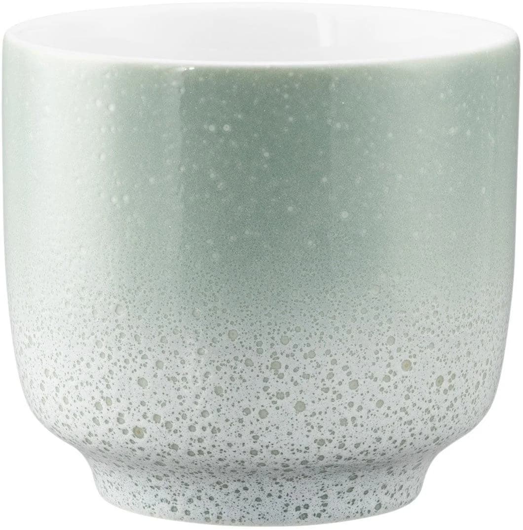 Seltmann Weiden Cappuccinoobertasse SENTO HOME Grün Weiß Hartporzellan