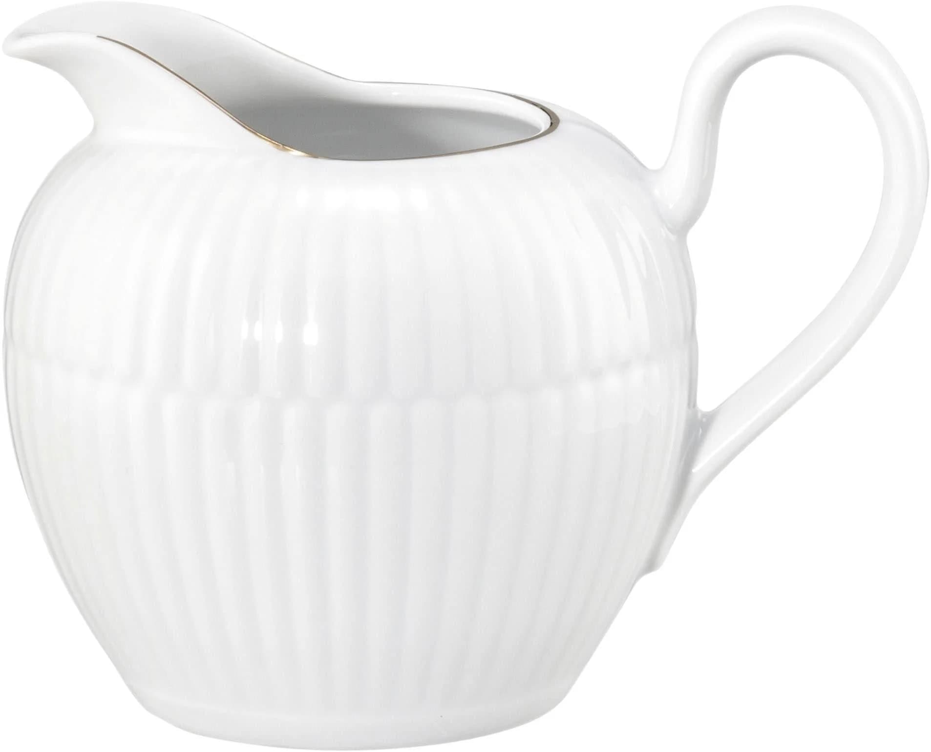 Seltmann Weiden Milchkännchen Amina Goldrand 290 ml Weiß-Gold - Bild 2