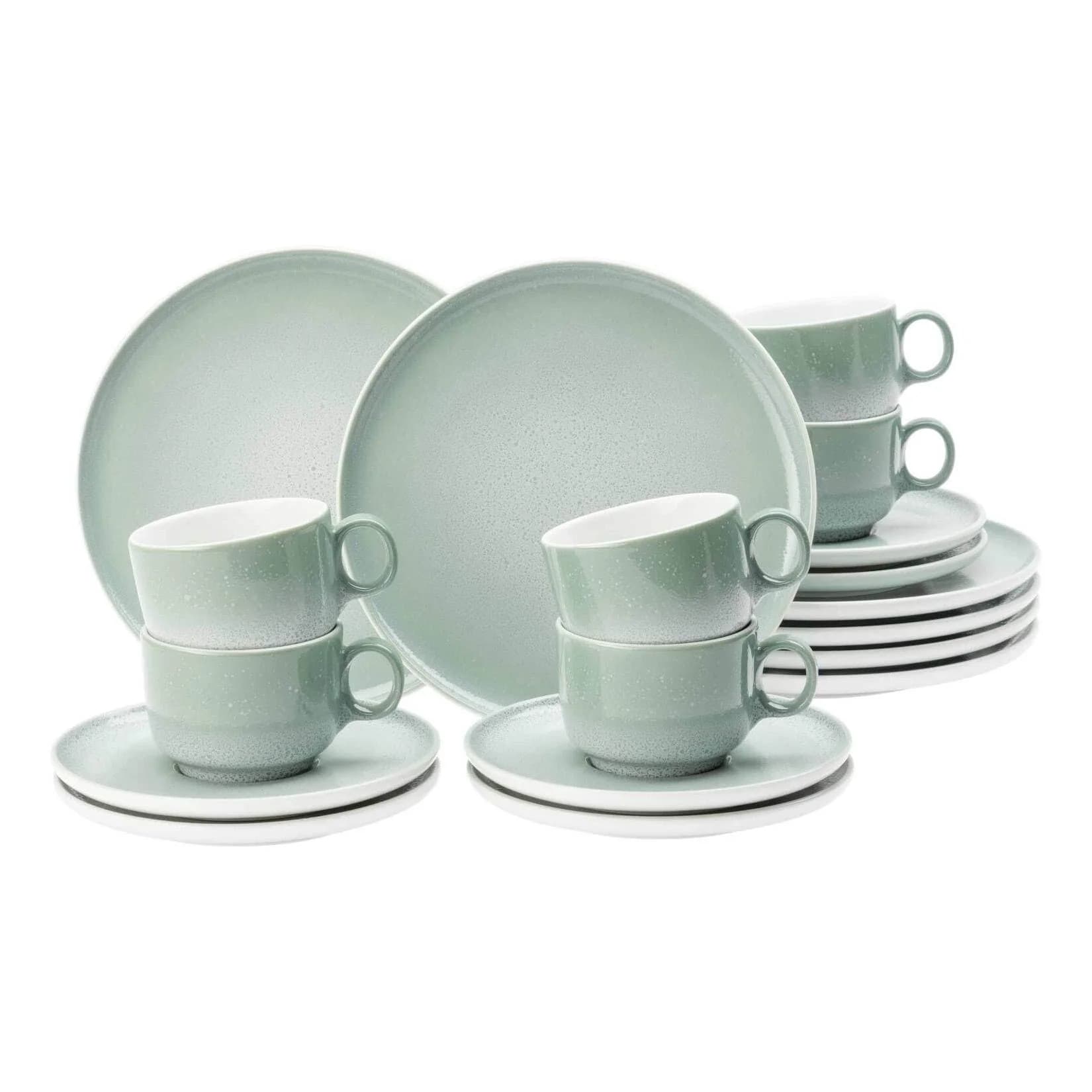 Seltmann Weiden Kaffeeservice 18-tlg. Sento Home Porzellan Aura mint