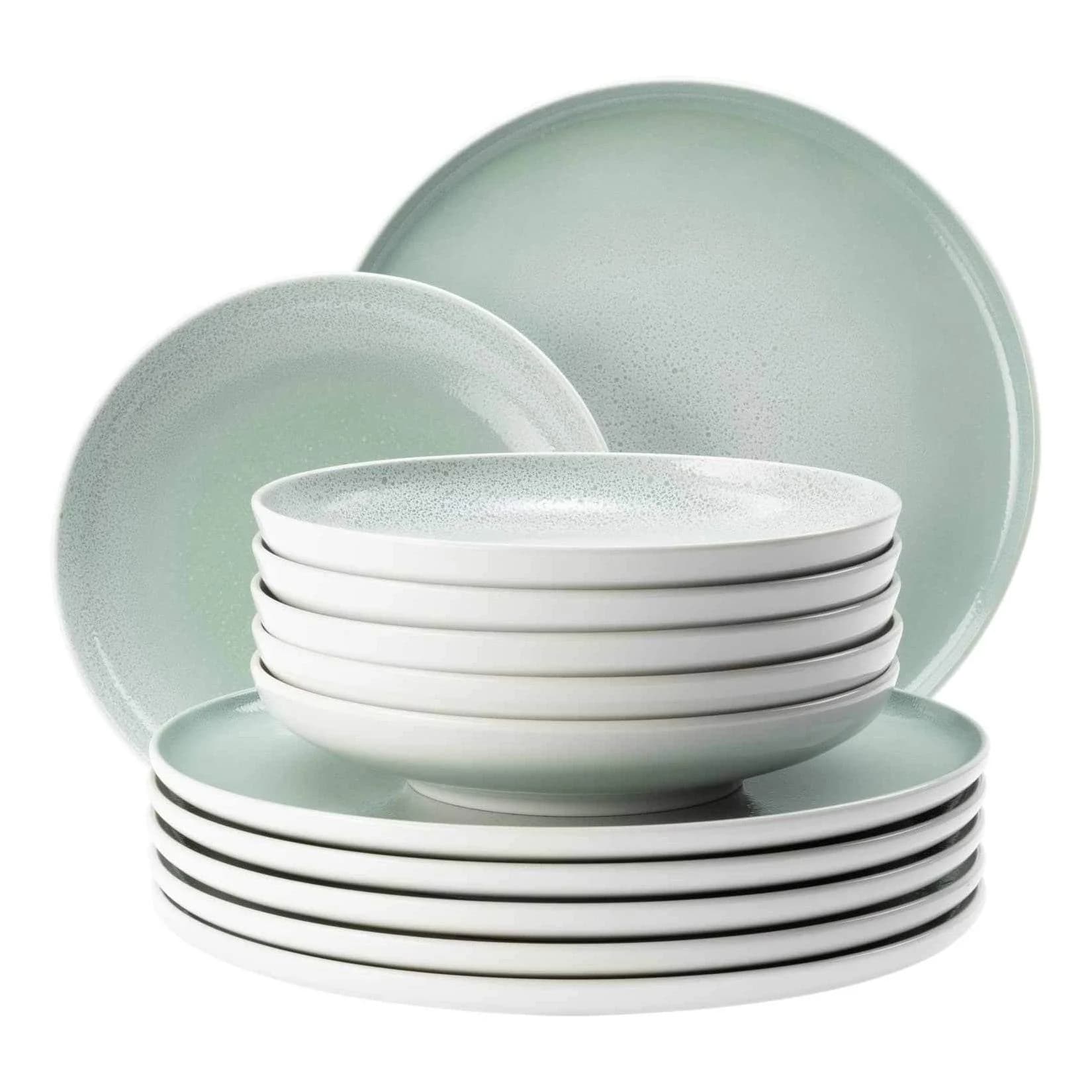 Seltmann Weiden Tafelservice Sento Home 12er Set grün
