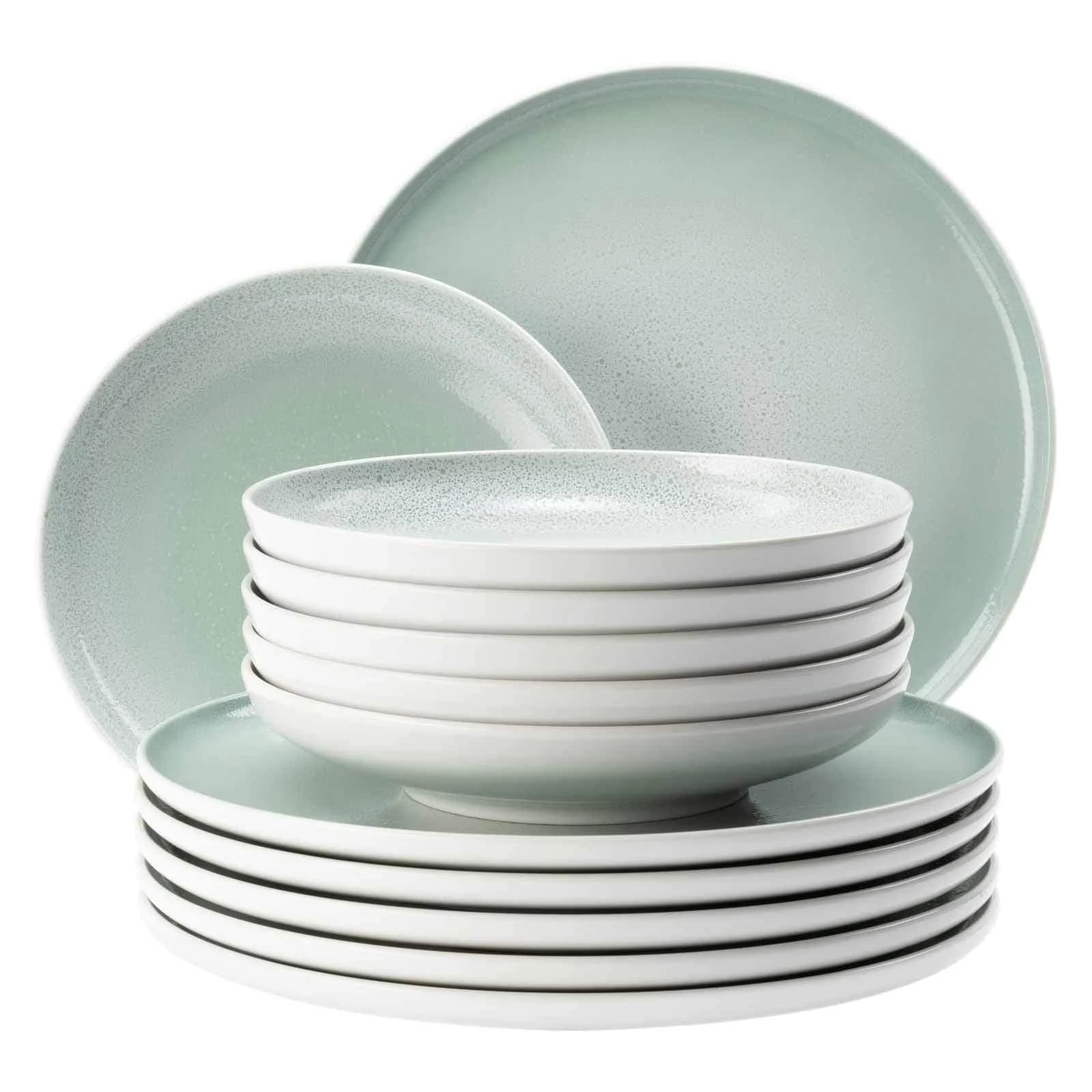Seltmann Weiden Tafelservice Sento Home 12er Set grün - Bild 3