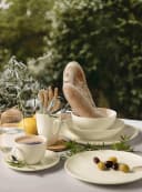 Seltmann Weiden Servierplatte Savona Fine Diamond creme Porzellan Bild 1