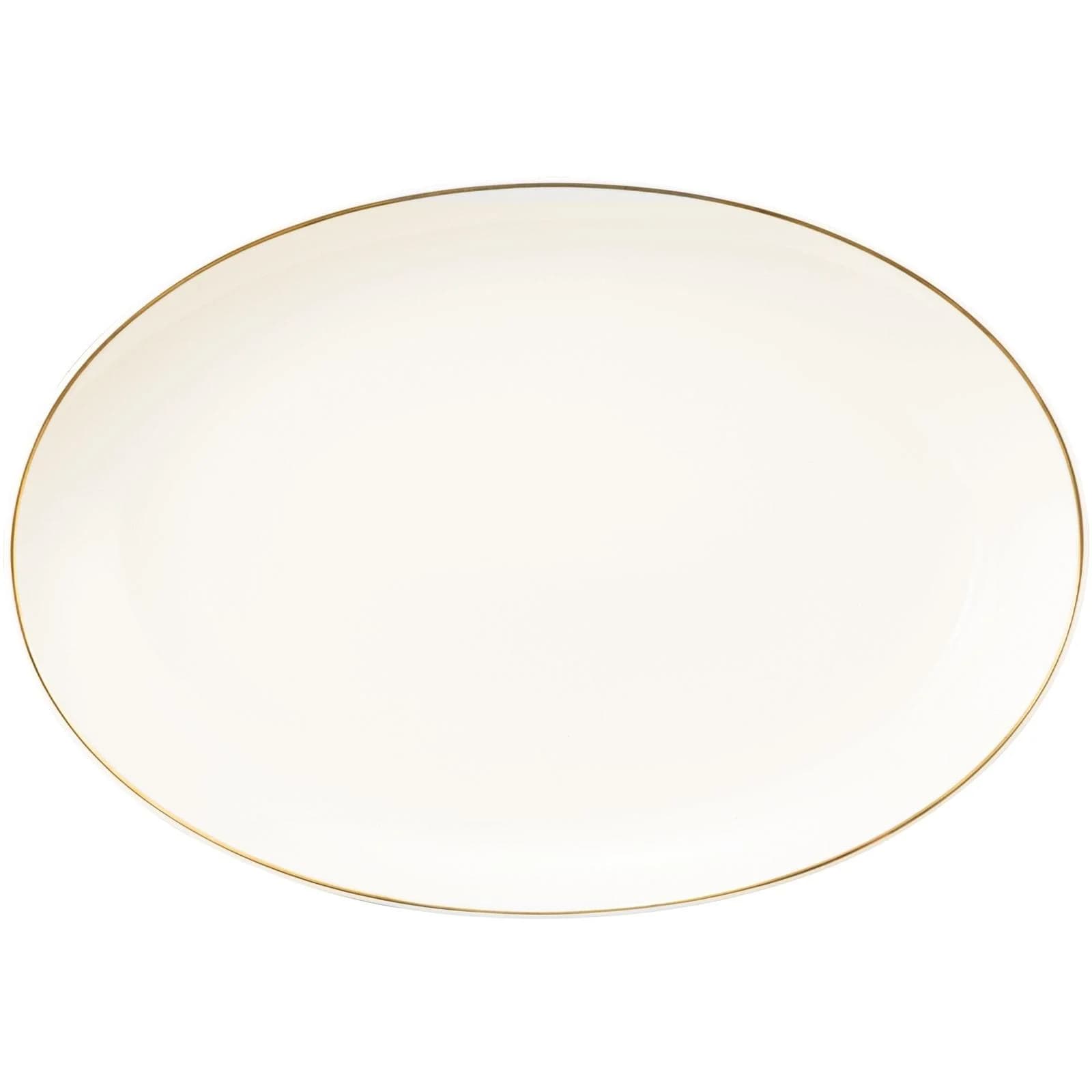 Seltmann Weiden Servierplatte Savona Goldlinie Creme