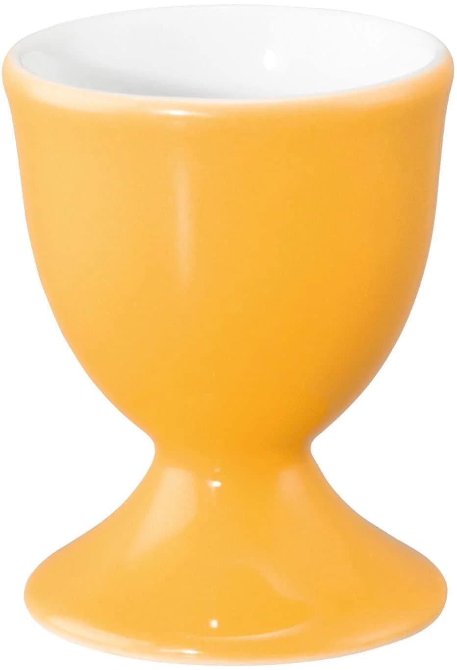 SELTMANN WEIDEN Eierbecher Liberty Orange Weiß Porzellan