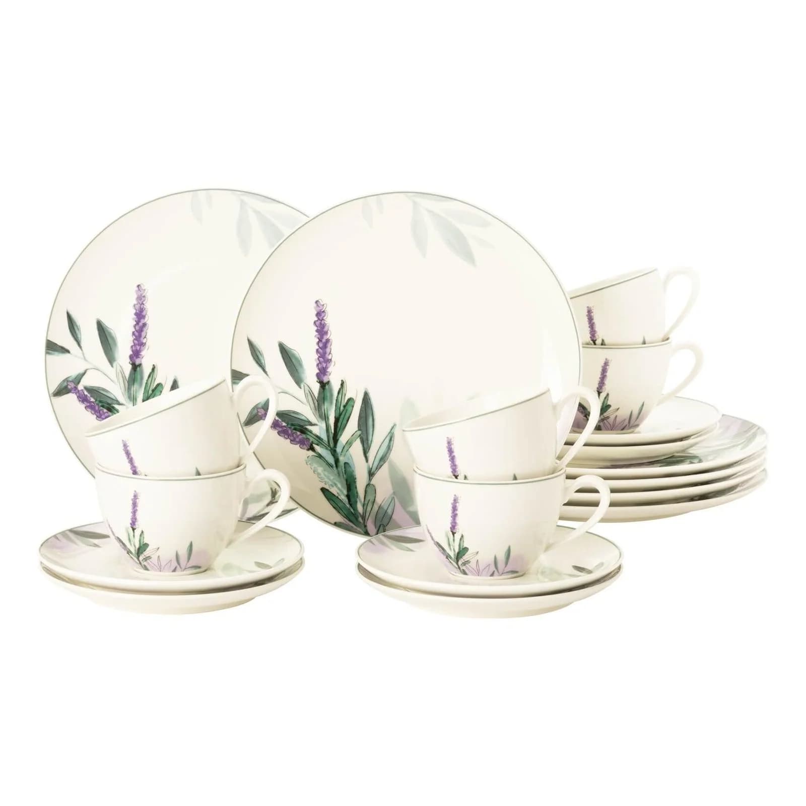 Seltmann Weiden Kaffeeservice Savona Provence 18er Set Beige