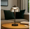 FISCHER & HONSEL LED Tischleuchte Schwarz Grau Touchdimmer Akku Bild 4