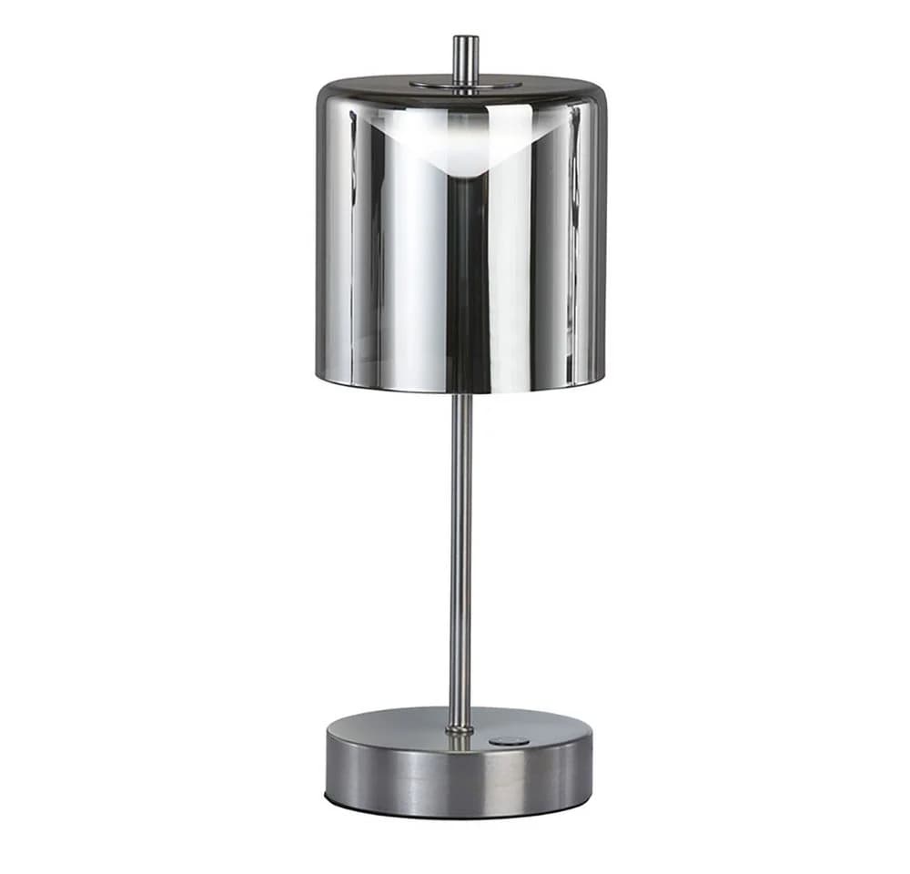 FISCHER & HONSEL Tischleuchte RIVA LED CCT Dimmbar Metall Glas