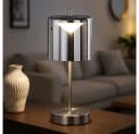 FISCHER & HONSEL Tischleuchte RIVA LED CCT Dimmbar Metall Glas Bild 3