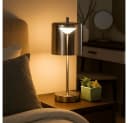 FISCHER & HONSEL Tischleuchte RIVA LED CCT Dimmbar Metall Glas Bild 4