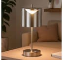 FISCHER & HONSEL Tischleuchte RIVA LED CCT Dimmbar Metall Glas Bild 5