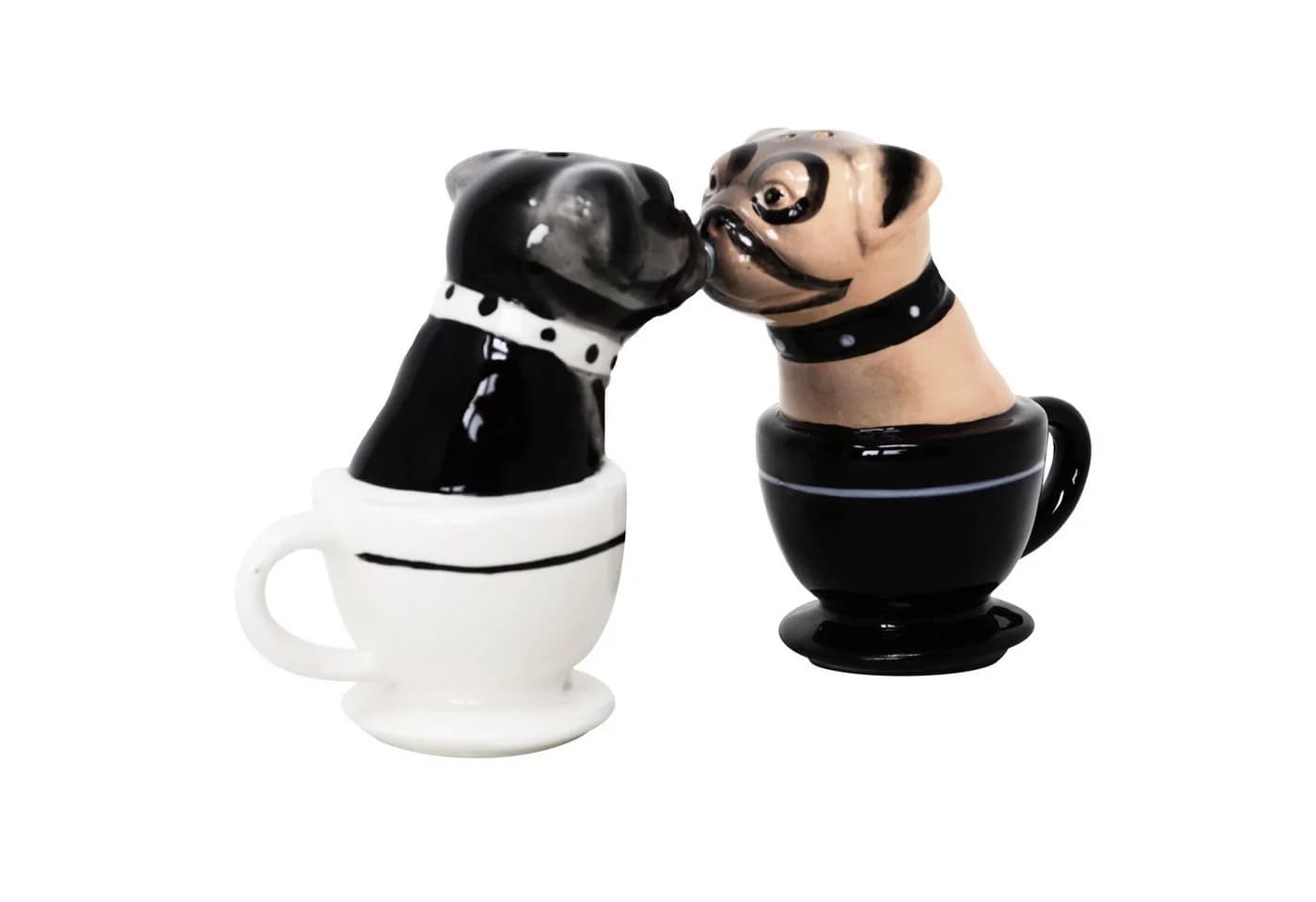 MystiCalls Salz- und Pfefferstreuer Mops in Tasse 2-tlg.