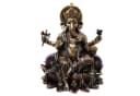 MystiCalls Buddhafigur Ganesha bronzefarben - Dekofigur Bild 2