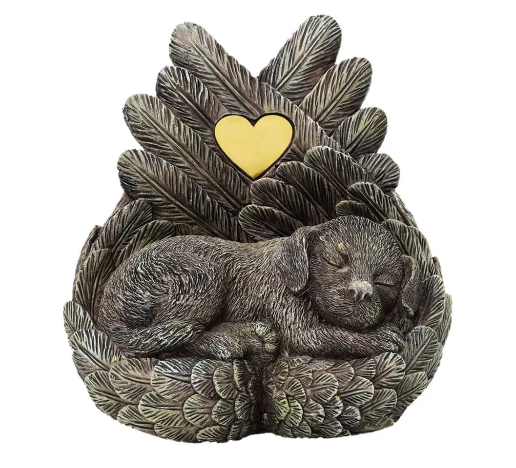 MystiCalls Hunde Urne Kunststein Polyresin - Bild 2