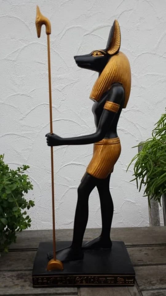 MystiCalls Dekofigur Indoor - Anubis stehend Gold - Bild 3
