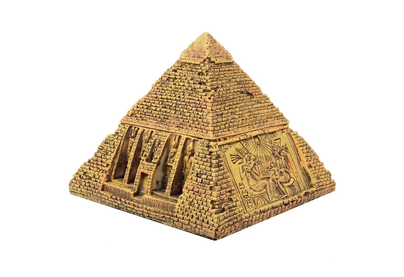 MystiCalls Dekofigur Pyramide Goldfarben Polyresin - Bild 4