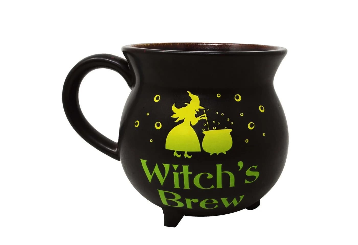 MystiCalls Dekofigur XXL Hexenkessel "Witch's Brew" Schwarz Keramik - Bild 2