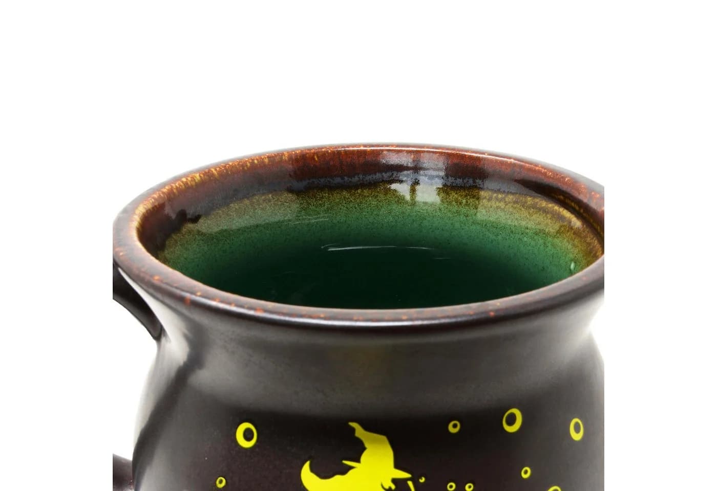 MystiCalls Dekofigur XXL Hexenkessel "Witch's Brew" Schwarz Keramik - Bild 4