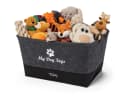 TrendPet Aufbewahrungsbox MyDogToys Spielzeugkörbchen Grau Filz Bild 5