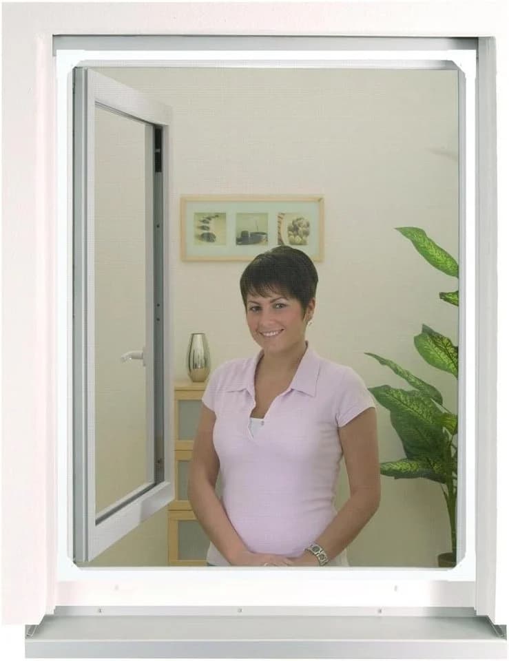 easylife Insektenschutz-Fensterrahmen mit Magnetverschluss Anthrazit - Bild 3