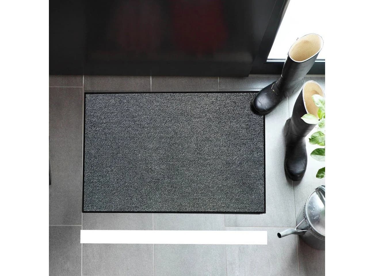 Salonloewe Fußmatte Uni Anthrazit Eingangsmatte