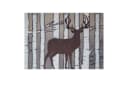 akzente Fußmatte Feel Birch Deer, Rechteckig, Polyester, Latex, rutschfest, saugfähig, Schmutzfänger Bild 2