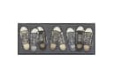 Salonloewe Fußmatte Fußabtreter 30x75 cm Grau Bild 2