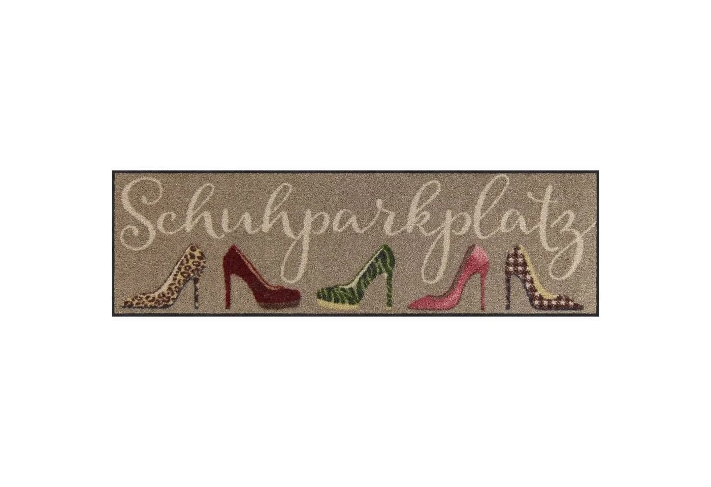 Salonloewe Fußmatte Stiletto Parkplatz Taupe Bunt Polyamid - Bild 3