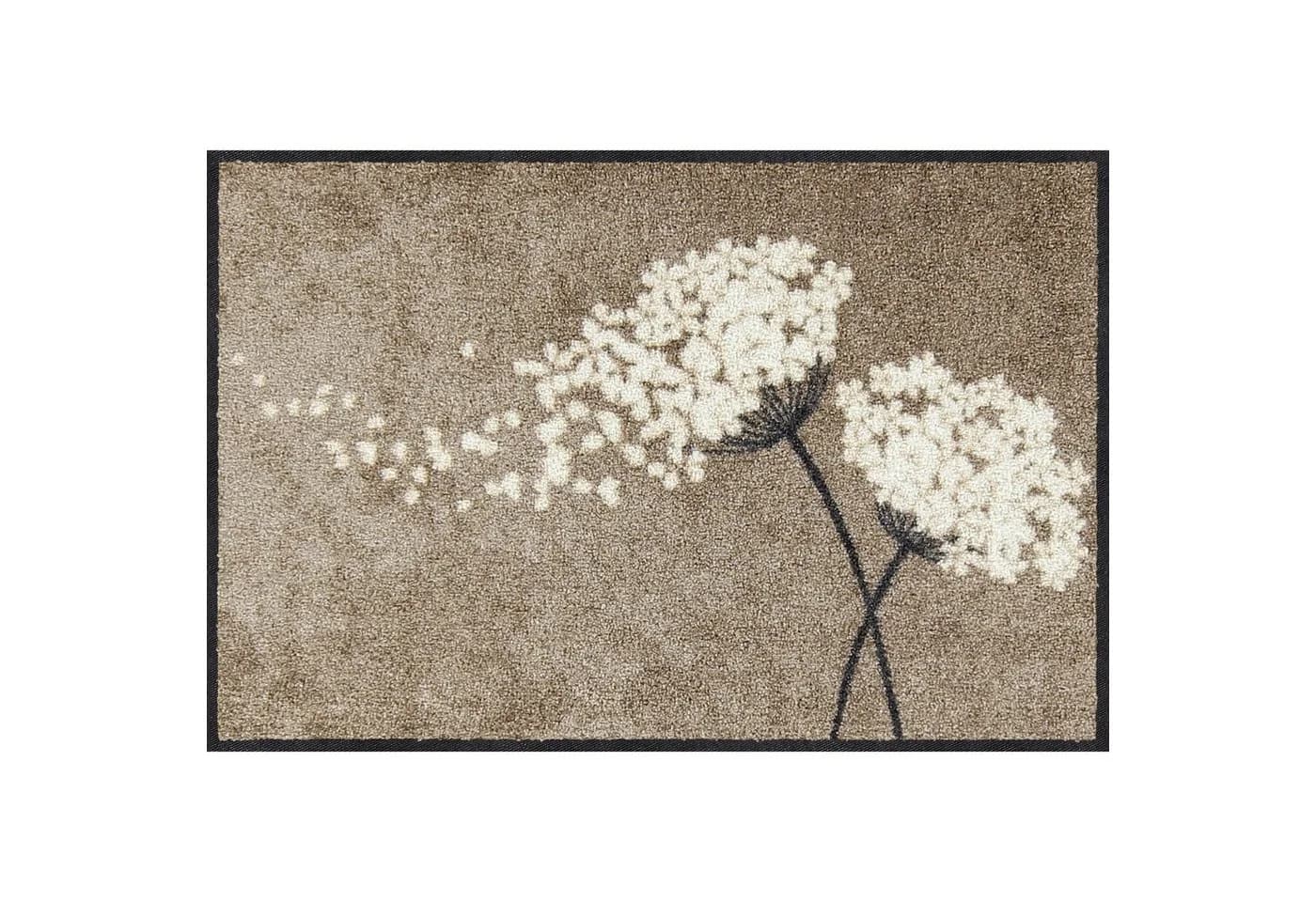 Salonloewe Fußmatte Wishfull Blossom Taupe Blumenmuster - Bild 3