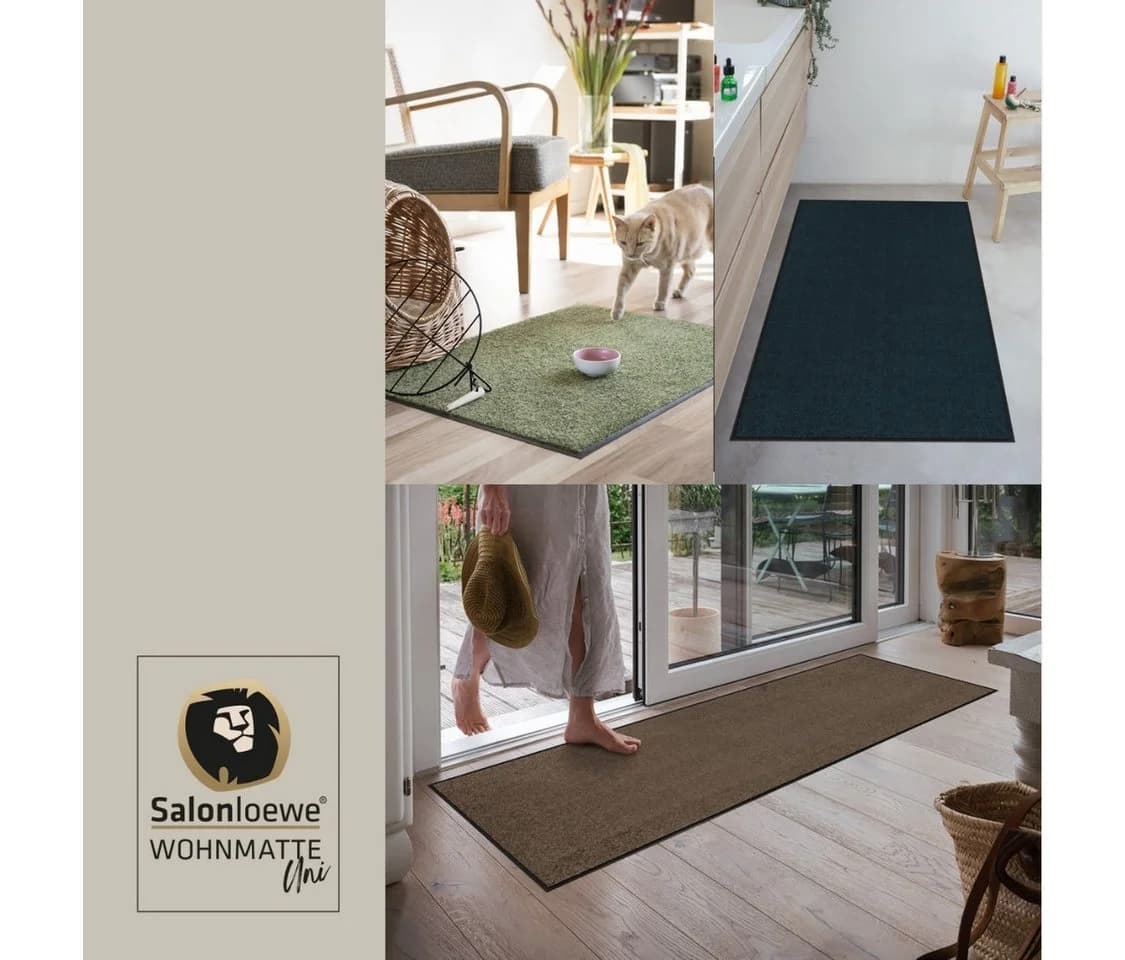 Salonloewe Fußmatte Läufer klein 30x100 anthrazit - Bild 3