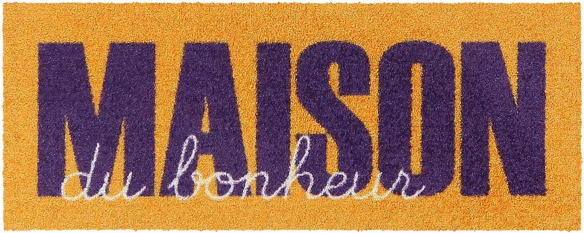 Salonloewe Läufer Fußabtreter 30x75 cm Orange-Violett - Bild 2