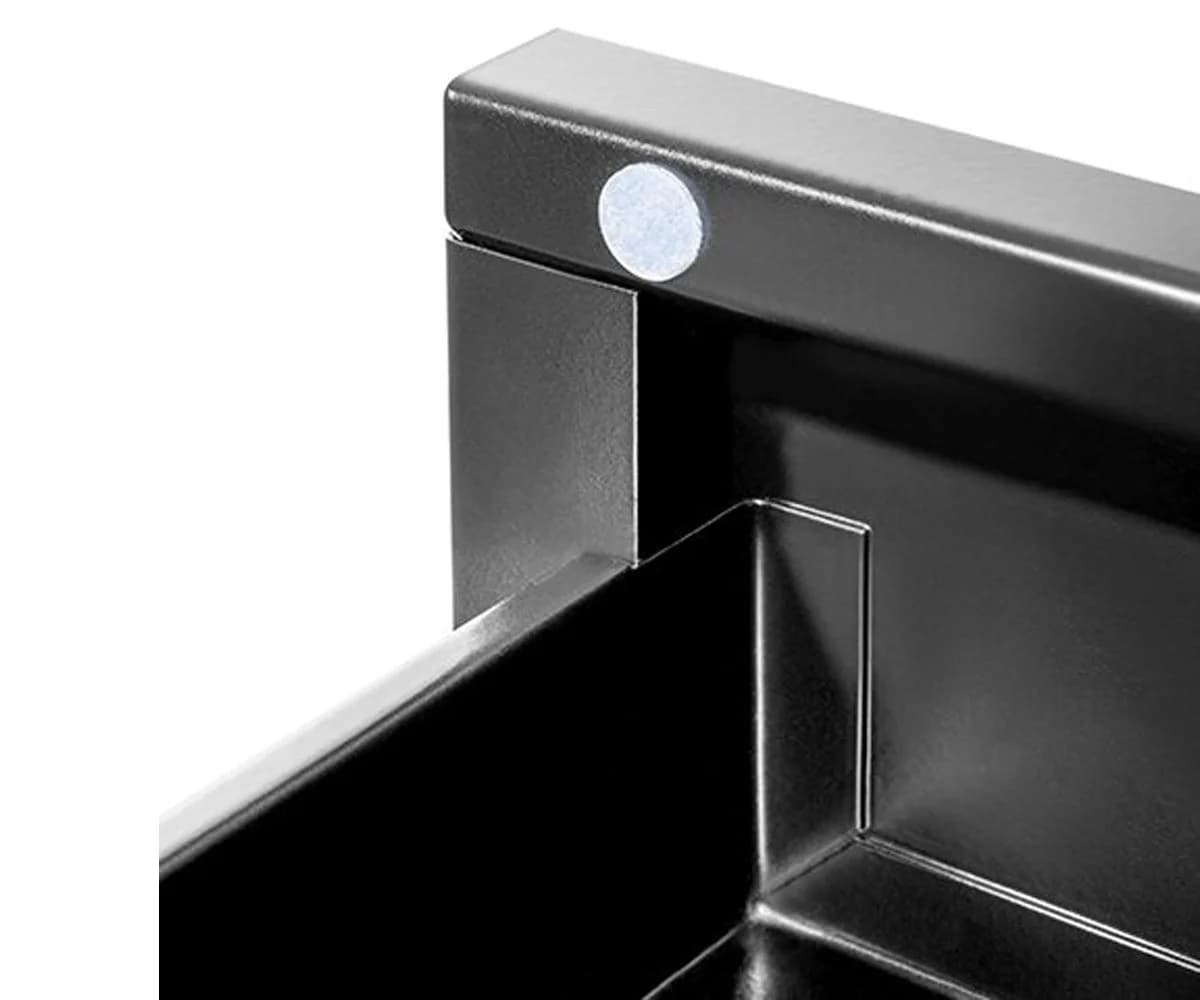 Systafex® Hängeschublade Schwarz Stahl Gleitmechanismus - Bild 4