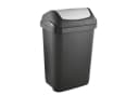 keeeper Mülleimer 25L mit Schwenkdeckel Schwarz Bild 1