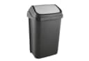 keeeper Mülleimer 25L mit Schwenkdeckel Schwarz Bild 2
