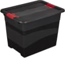 keeeper Transportbehälter eckhart Set 2-tlg. Schwarz/Rot Kunststoff Bild 3