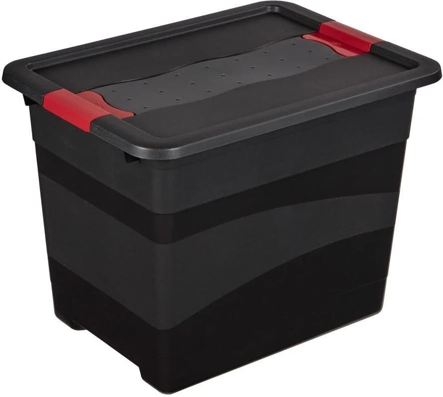 keeeper Transportbehälter eckhart Set 2-tlg. Schwarz/Rot Kunststoff - Bild 3