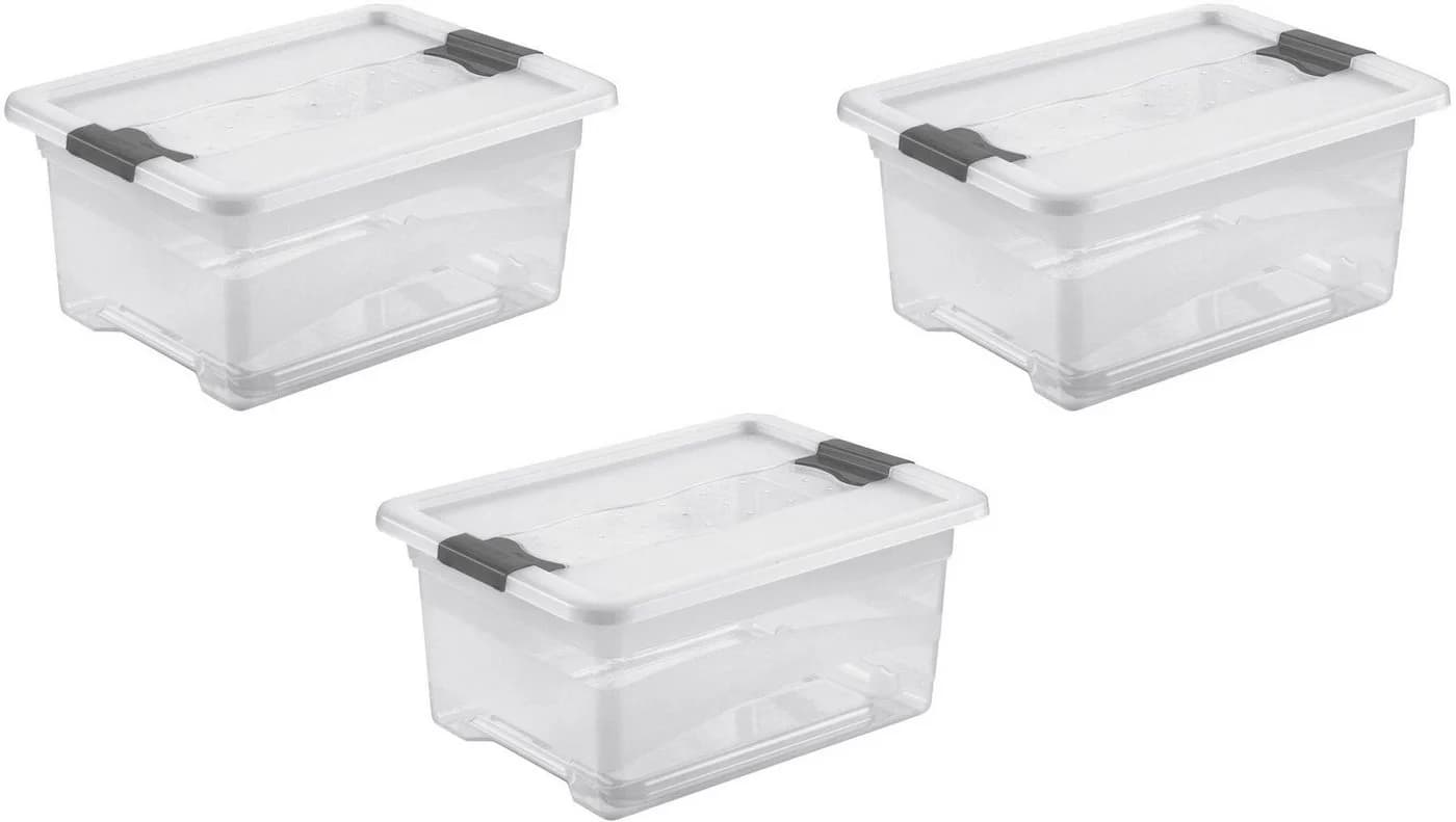 Keeeper Organizer cornelia 3-teilig Transparent mit Deckel - Bild 2
