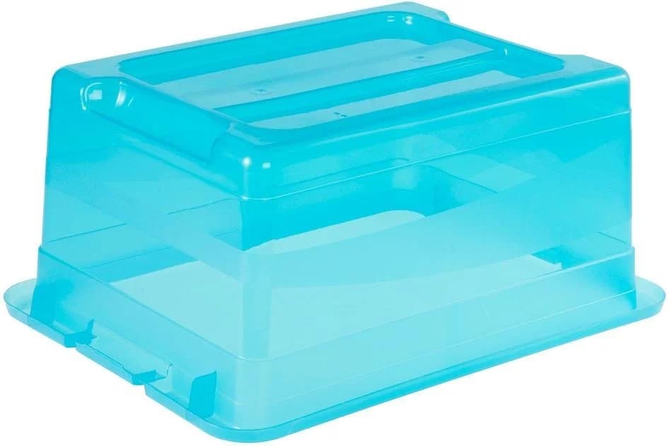 keeeper Organizer cornelia 3-tlg. Blau Transparent Kunststoff
