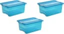 keeeper Organizer cornelia 3-tlg. Blau Transparent Kunststoff Bild 2