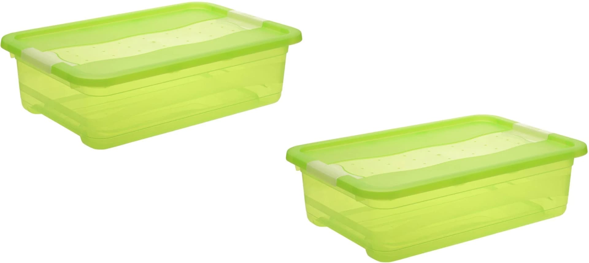 KEEEPER Organizer Cornelia 2-tlg. Grün Transparent mit Deckel