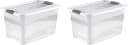 KEEEPER Organizer Cornelia Transparent Aufbewahrungsbox Set 2-tlg Bild 2