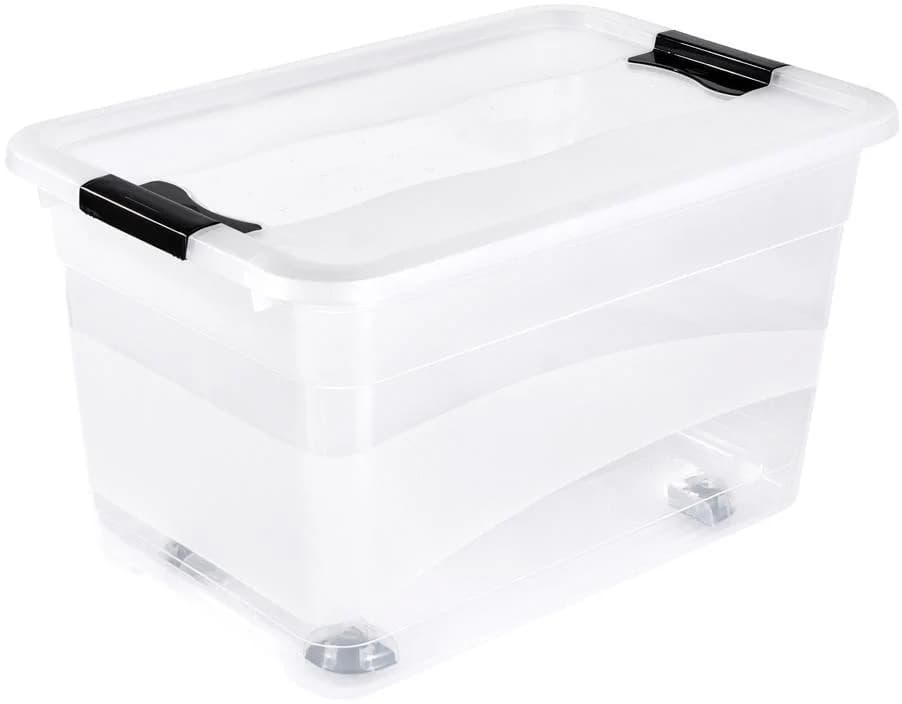 keeeper Organizer konrad Transparent mit Rollen und Deckel
