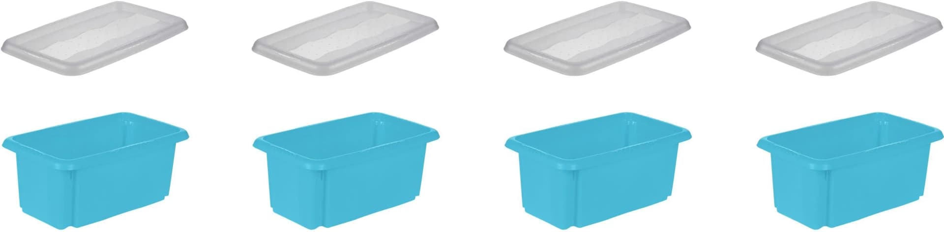 Keeeper Organizer Emil Aufbewahrungsboxen Set Blau