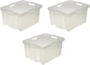 keeeper Organizer franz 3-teilig transparent Kunststoff Aufbewahrungsboxen Bild 2