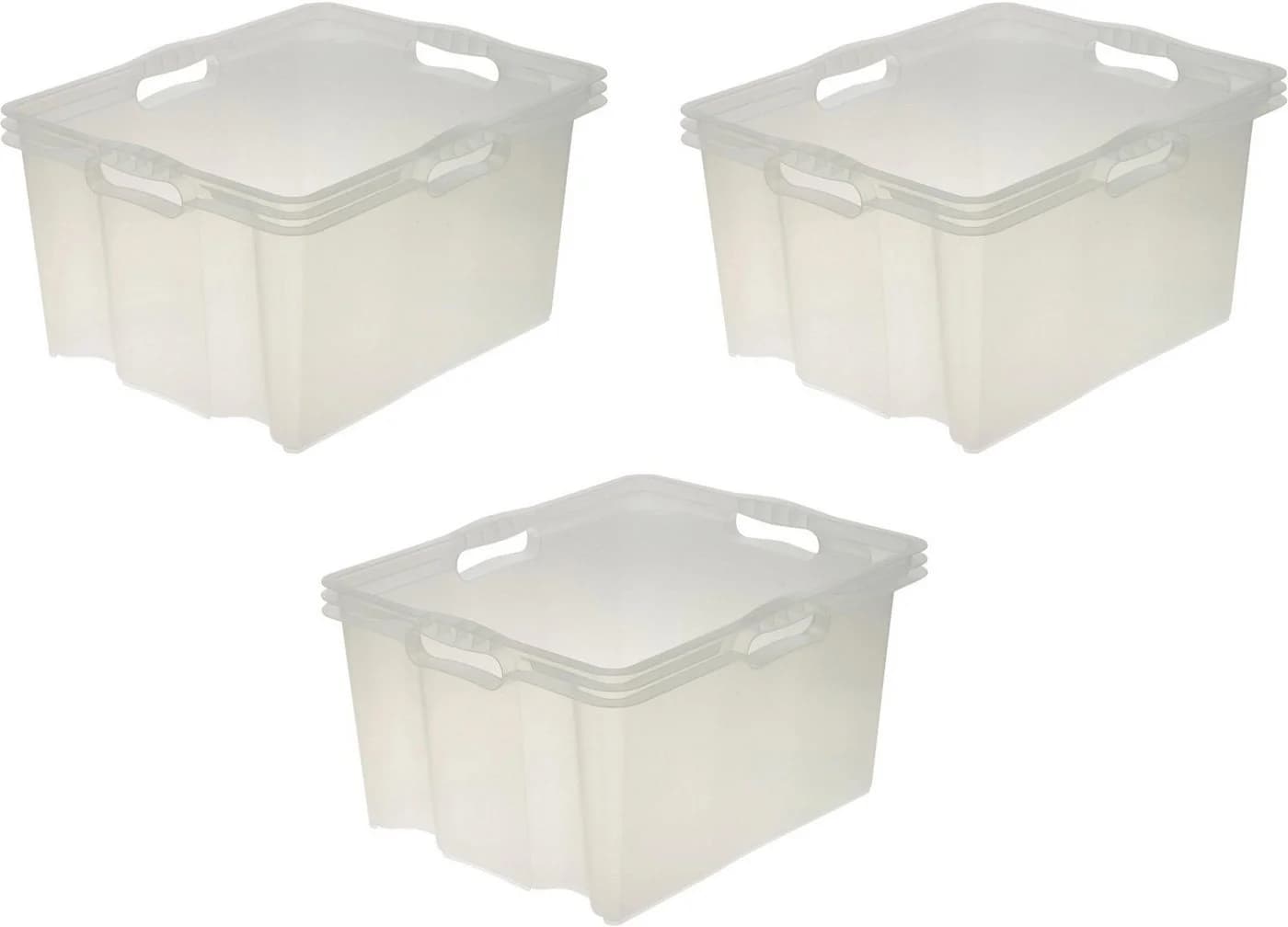 keeeper Organizer franz 3-teilig transparent Kunststoff Aufbewahrungsboxen - Bild 2