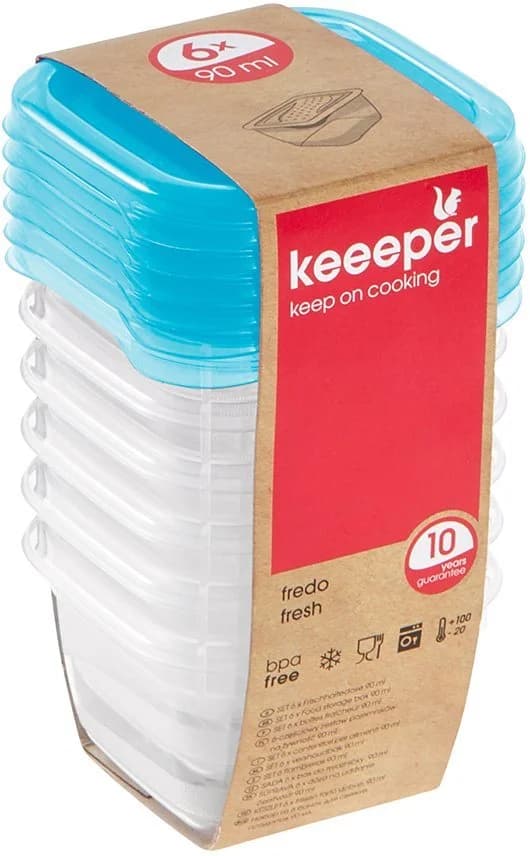 Frischhaltedose KEEEPER "fredo fresh" Blau Polypropylen